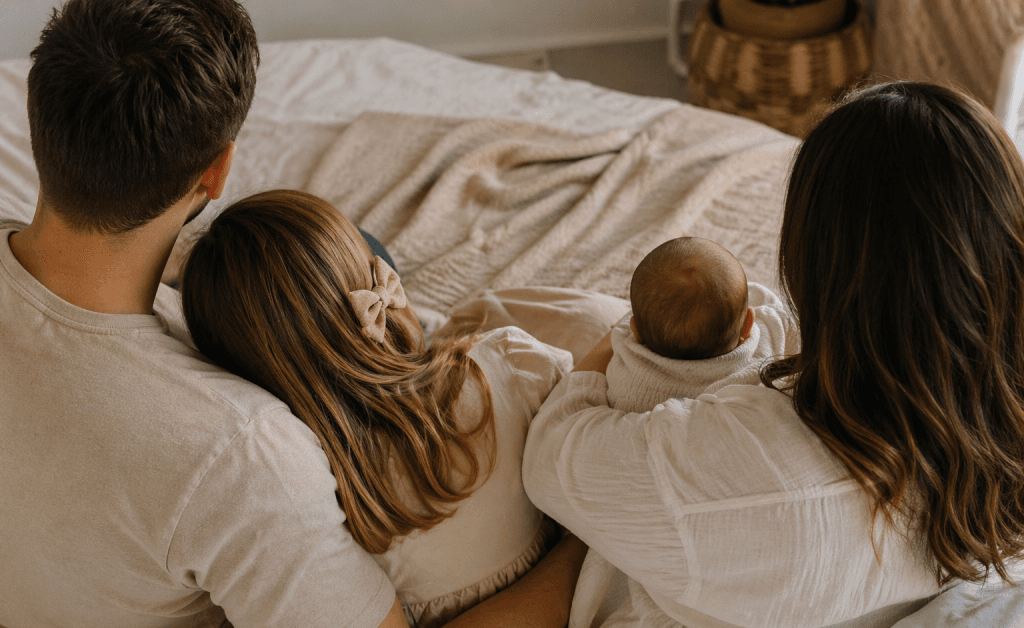 Instant de vie familiale à l'origine du projet Naturaciel, marque française d'accessoires de bien-être réutilisables